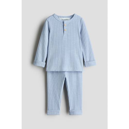 2-PIECE RIBBED JERSEY SET