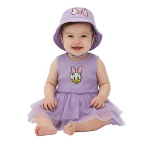 Baby Girls' Daisy Duck Tank Tutu Dress with Hat