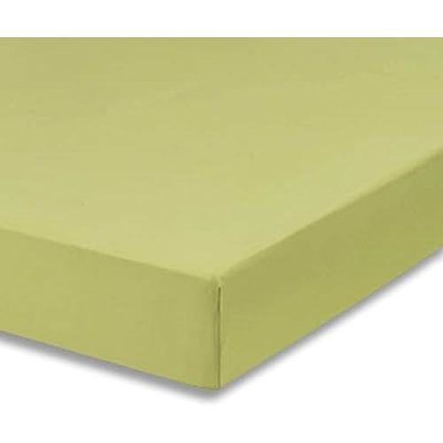 Everyday Kids Fitted Crib Sheet, 100% Soft Breathable Microfiber Baby Sheet, Fits Standard Size Crib Mattress 28in x 52in, Green Nursery Sheet