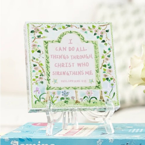 Philippians 4:13 Angel Verse Block