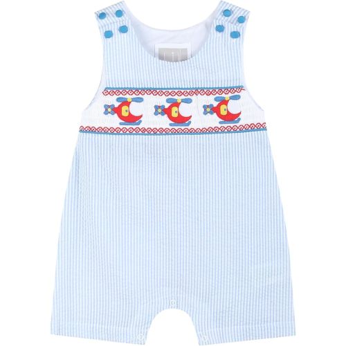 Helicopter Smocked Shortalls