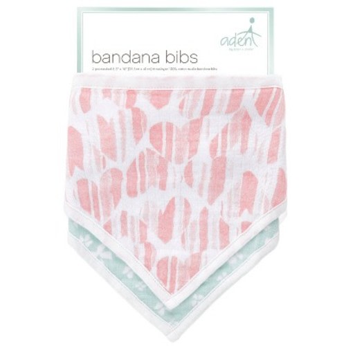 aden by aden+anais bandana bibs - 2pk, Color: Pink