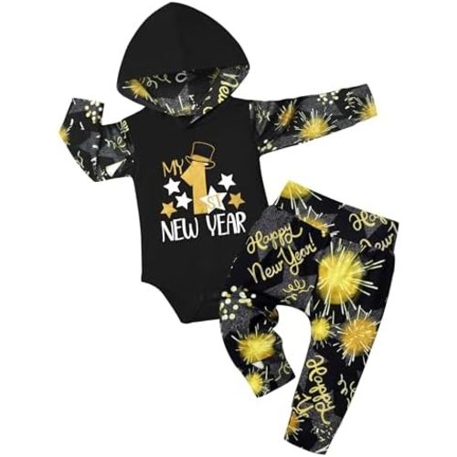Fommy Newborn Baby Boy Clothes Plaid Letter Print Long Sleeve Hoodies + Long Pants 2PCS Fall Winter Outfits Set