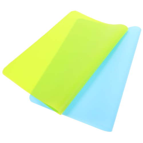 MLINS 2 Pcs Silicone Placemat for Babies Spill Kids Toddler Student