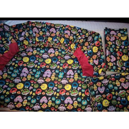Puppets  tons of prints available, you choose. 100% cotton sheets,  crib sheets, blanket, pillow case, mobile , toddler bed, crib