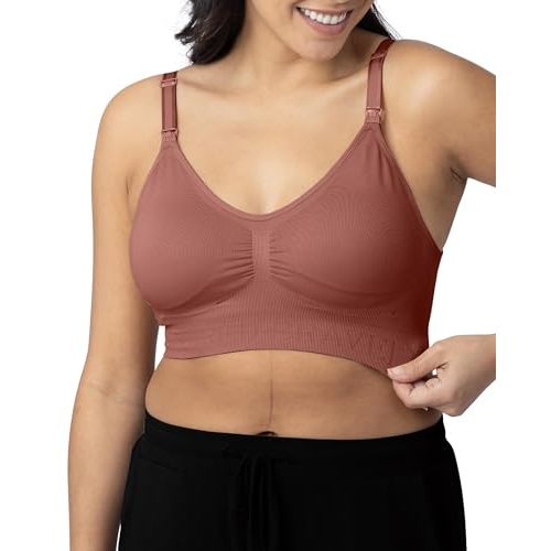 Kindred Bravely Sublime Simply Nursing Bras for Breastfeeding, Adjustable, Seamless & Wireless Maternity Bra