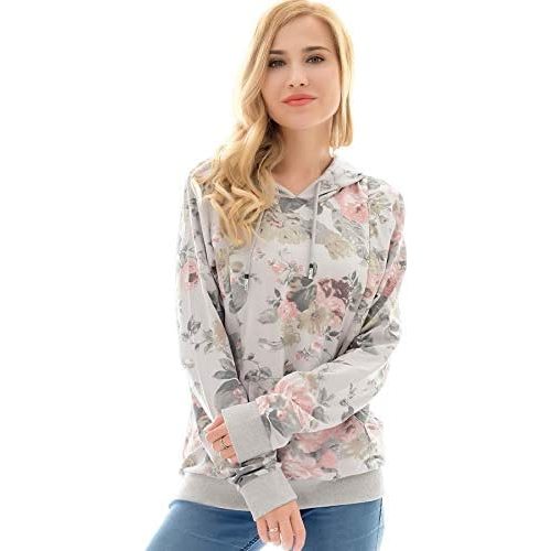 Bearsland Women's Maternity Sporty Hoodie Breastfeeding Shirt Nursing Sweatshirt with Pockets