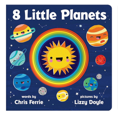 8 Little Planets: A Solar System Book for Kids with Unique Planet Cutouts