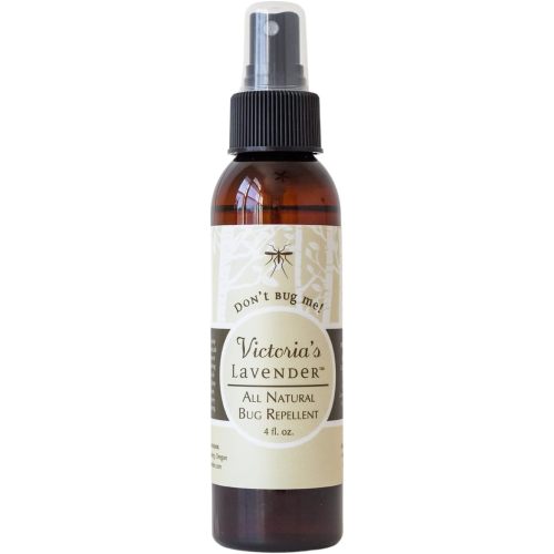 Victoria's Lavender Don’t Bug Me Insect Spray - Natural Bug Spray for Kids, Ideal Holiday Gift for Men & Women, DEET Free with Essential Oils, Aloe Vera & Eucalyptu, Made in USA – 1 Pack (4 Fl Oz)
