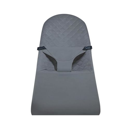 Fabric Seat for Bouncer, Replacement Cover for Baby Bjorn Bouncer Bliss, Soft Breathable Machine Washable (Grey, Cover Only)
