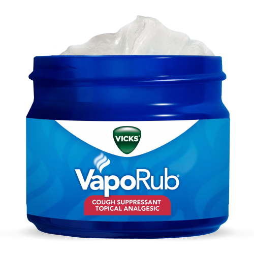 Vicks VapoRub Topical Chest Rub and Analgesic Ointment, Cough Medicine for Cough Relief, 1.76 oz HSA/FSA Eligible