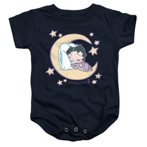 Baby Betty Boop Sleepy Time Infant Bodysuit Navy 6 Months