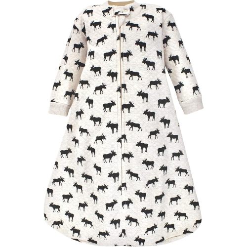 Hudson Baby Unisex Baby Premium Quilted Long Sleeve Sleeping Bag and Wearable Blanket