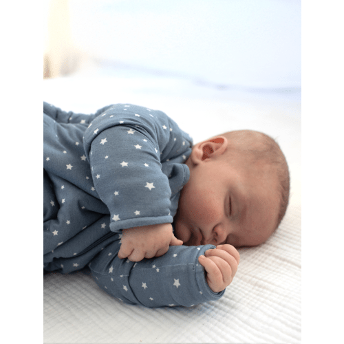Dream Denim Blue 2.5 TOG Bamboo Viscose Long Sleeve Sleep Sack | günamüna