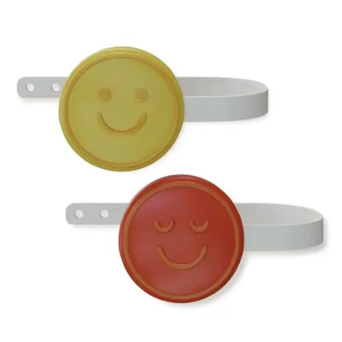 Mainstays Kids Lemon and Orange Smiley Face Curtain Holdbacks, 2 Count