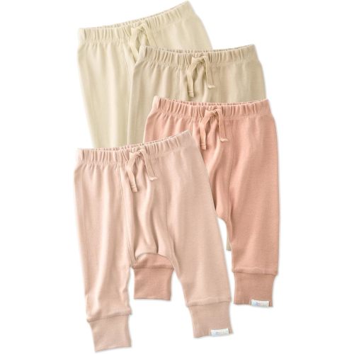 Jordan 4-Pack Jogger Baby & Toddler Pants 100% Organic Cotton Bottoms for Boys & Girls​
