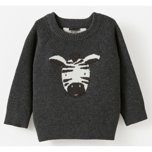 Organic Raglan Knit Sweater