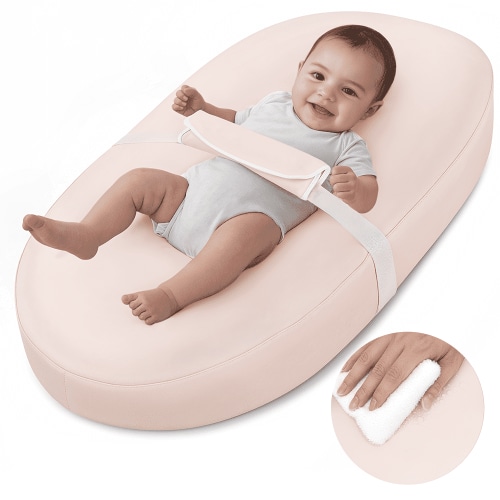 Baby Changing Pad, Caveen Baby Changing Station for Diaper Change and Dresser, with Waterproof Wipe-Clean PU Cover and Non-Slip Bottom, Portable