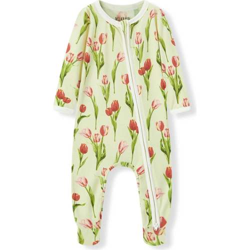 Tulip Luxe Stretch Zipper Footed Romper