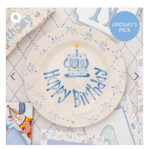 Celebration Plates | Happy Birthday (blue)