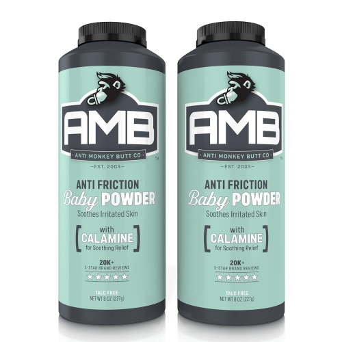 Anti Monkey Butt Baby Powder 2Pk – Talc-Free, Prevents Diaper Rash, 16oz