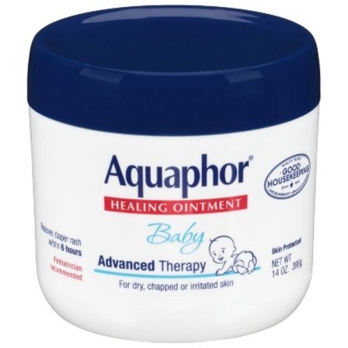 Aquaphor Baby Healing Ointment - Advanced Therapy to Help Heal Diaper Rash and Chapped Skin - 14oz. Jar