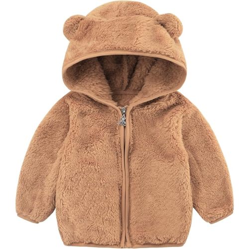 0-6 Months - Fleece Winter Teddy Jacket