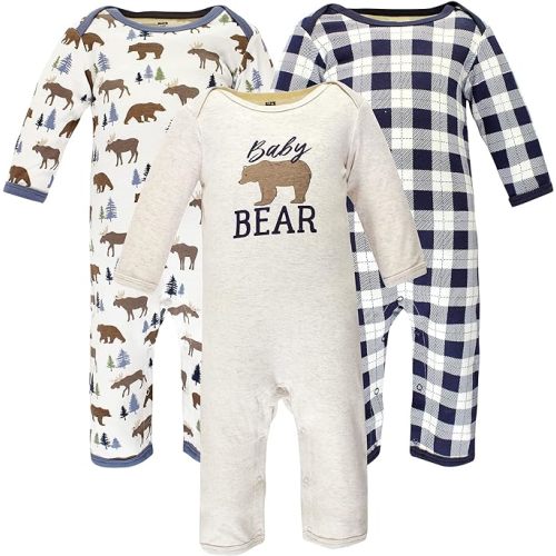 Hudson Baby unisex-child Cotton Coveralls