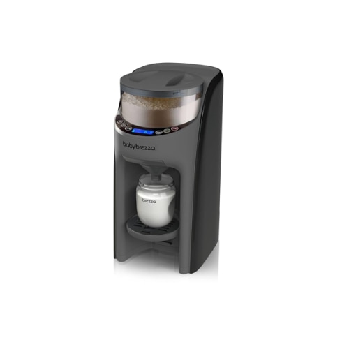 Baby Brezza New and Improved Formula Pro Advanced Formula Dispenser Machine - Automatically Mix a Warm Formula Bottle Instantly - Easily Make Bottle with Automatic Powder Blending, Charcoal