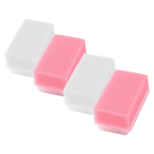 UNOMOR 4Pcs Cradle Cap Brush for Babies Plastic Deep Cleaning for Infants Travel