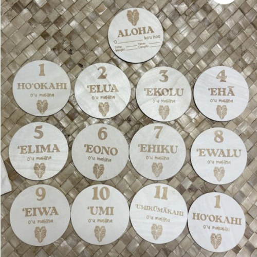 Aloha Monthly Photo Circles | The Keiki Dept