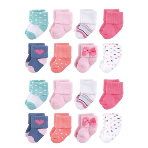 Little Treasure Baby Cotton Rich Terry Socks 16-Pack