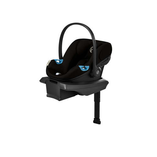 CYBEX Aton G2 Infant Car Seat with Load Leg Base  - Moon Black
