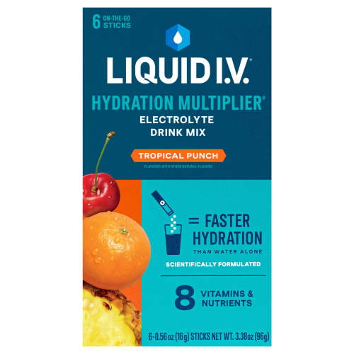 Liquid I.V.® Tropical Punch Hydration Multiplier® Powdered Electrolyte Drink Mix, 6 Count Packets