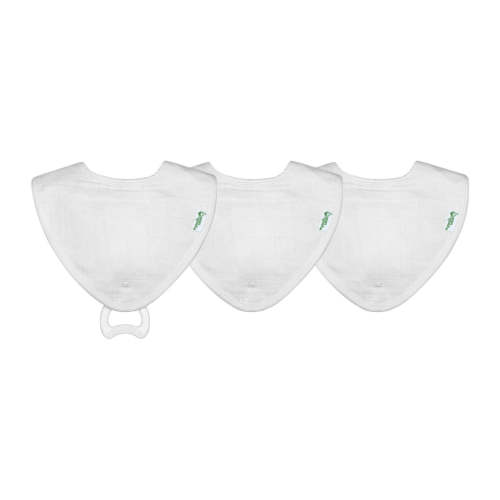 Muslin Stay-dry Teether Bibs 3 pk – BunsInTheOven