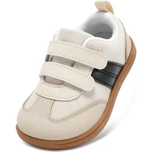 STQ KIDS Toddler Wide Toe Box Shoes:Boys Barefoot Shoes Kids Walking Shoes Boy Sneakers Non-Slip Zero Drop Shoes,Toddler First Walking Shoes Comfort Tennis Outdoor Activities