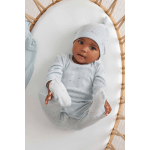 Otter Lake Printed Organic Cotton Layette Set – Elegant Baby