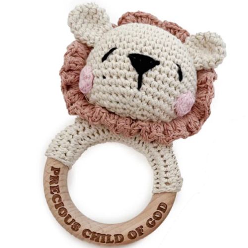 Knitted Teether Rattle