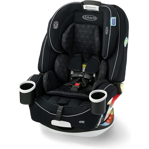 Graco 4Ever All-in-One Convertible Car Seat, 4-in-1 Baby to Big Kid Car Seat from 1.8-54 kg (4-120 lb), ProtectPlus Engineered, Drew