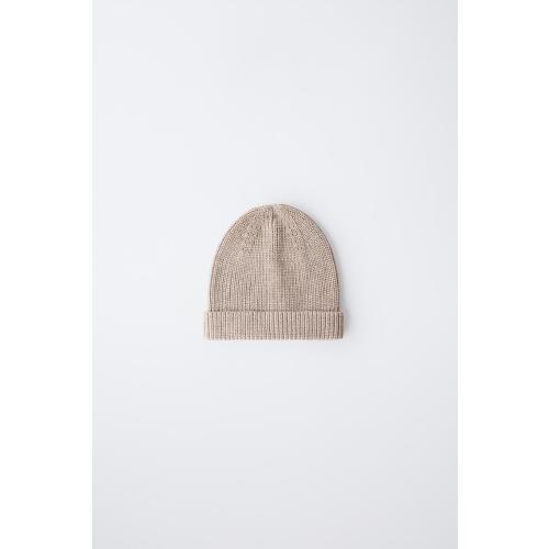 PEARL KNIT HAT - Steel | ZARA United States