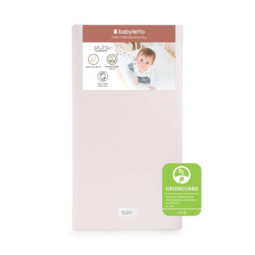 Babyletto Pure Core Crib Mattress w/ Dry Waterproof Cover (2-Stage)
