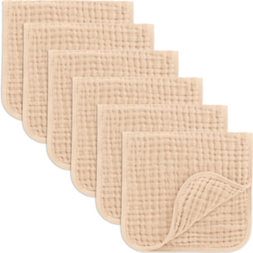 Muslin Burp Cloths - Pack of 6
