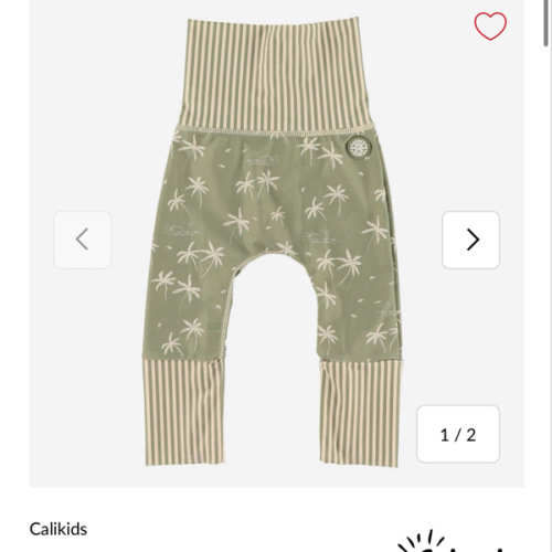 Pantalon Maillot Évolutif UV Palmiers 0-36mois – CLÉMENT