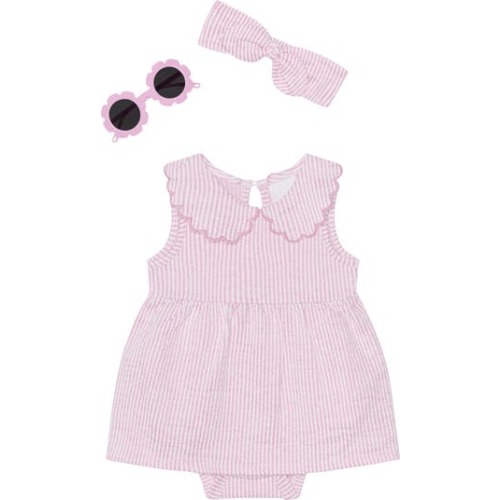 3-Piece Collared Dress Set
