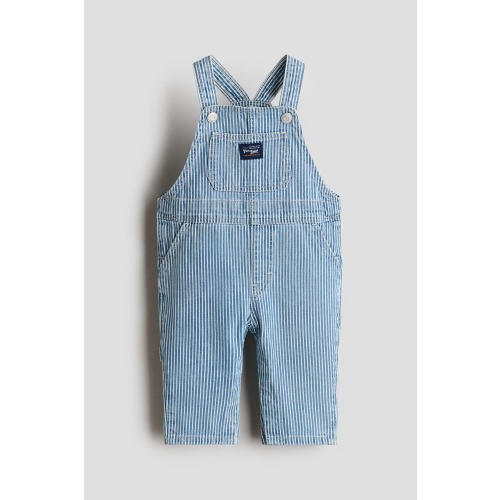 Cotton denim dungarees