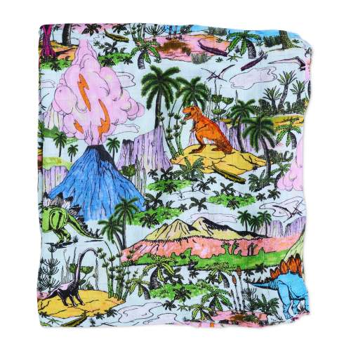 Jurassic Bamboo Swaddle