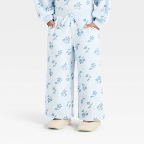 Toddler Girls' Velour Wide Leg Pants - Cat & Jack™