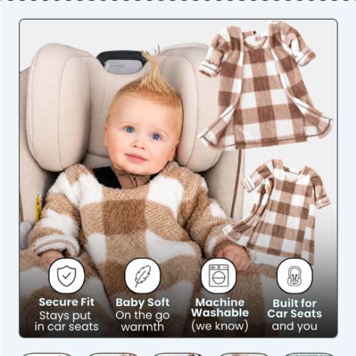 Car Seat Blankets | Buckle Me Baby Blankies Fall Winter 2026