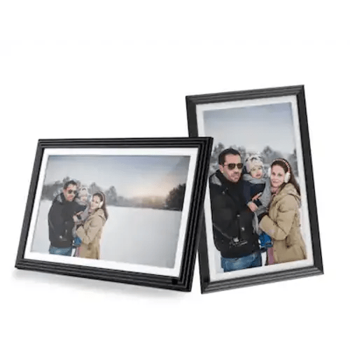 Aluratek - 10" IPS LCD Wi-Fi Touchscreen Digital Photo Frame - Black
