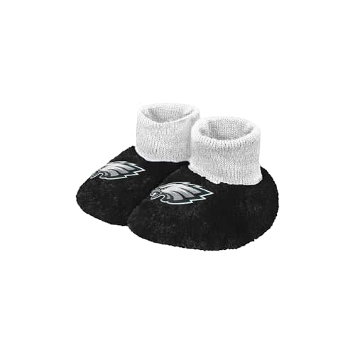 FOCO - NFL Big Logo Infant Baby Bootie Slipper Socks - Philadelphia Eagles